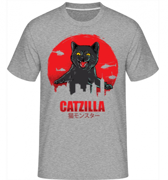 Catzilla -  T-Shirt Shirtinator homme - Gris chiné - Devant
