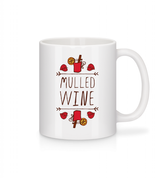 Mulled Wine Sign - Mug en céramique blanc - Blanc - Vorn