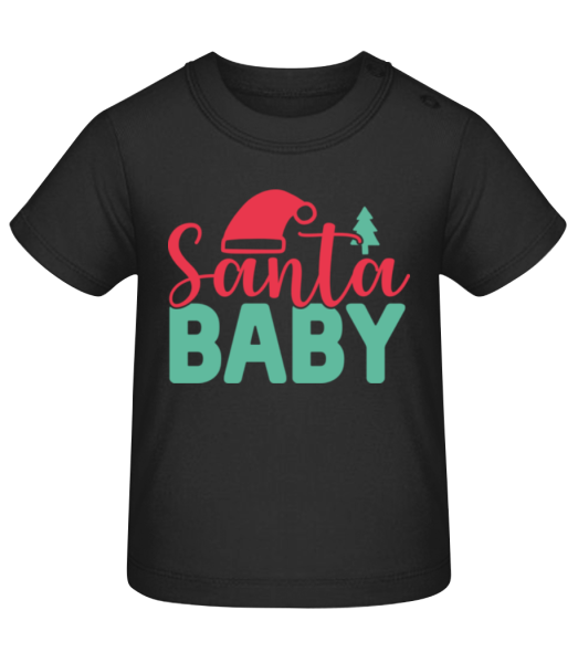 Santa Baby - T-shirt Bébé - Noir - Devant
