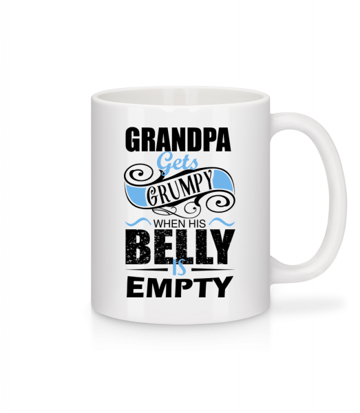Grandpa Gets Grumpy - Mug en céramique blanc - Blanc - Vorn