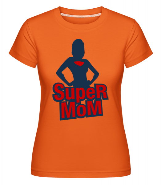 Super Mom Icon -  T-shirt Shirtinator femme - Orange - Vorn