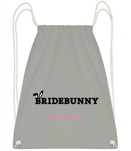 Bridebunny Bunnytime - Sac à dos Drawstring - Anthracite - Vorn