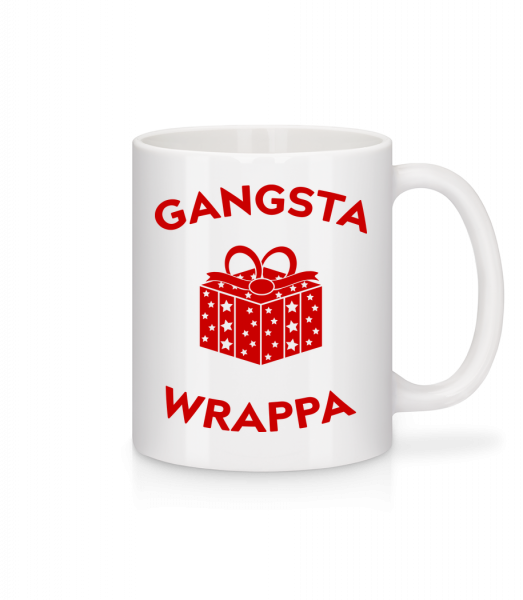 Gangsta Wrappa - Mug en céramique blanc - Blanc - Vorn