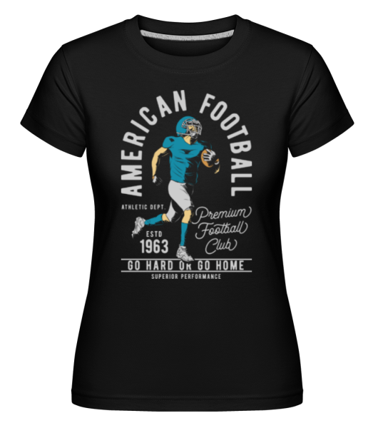 American Football -  T-shirt Shirtinator femme - Noir - Devant