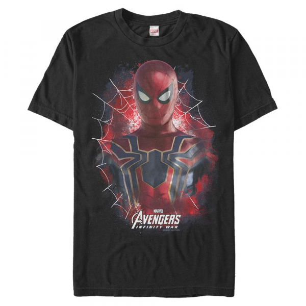 Marvel - Avengers Infinity War - Spider-Man Painted Spider - Homme T-shirt - Noir - Devant