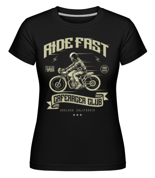 Ride Fast -  T-shirt Shirtinator femme - Noir - Devant