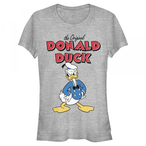 Disney - Mickey Mouse - Donald Duck Mad Donald - Femme T-shirt - Gris chiné - Devant