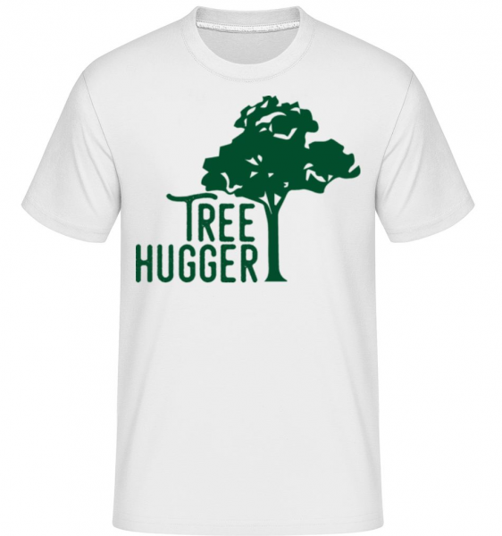 Tree Hugger -  T-Shirt Shirtinator homme - Blanc - Devant