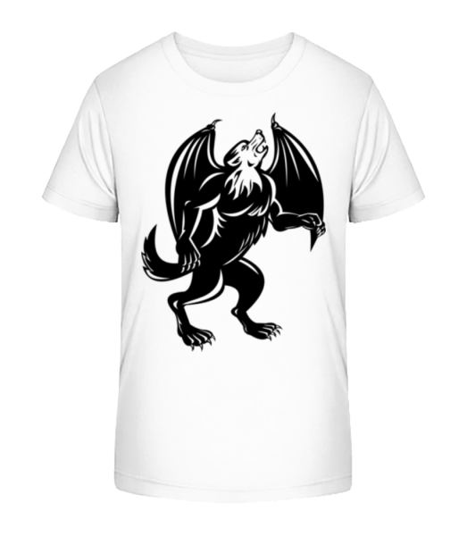 Gothic Monster Black - T-shirt bio Enfant Stanley Stella - Blanc - Devant