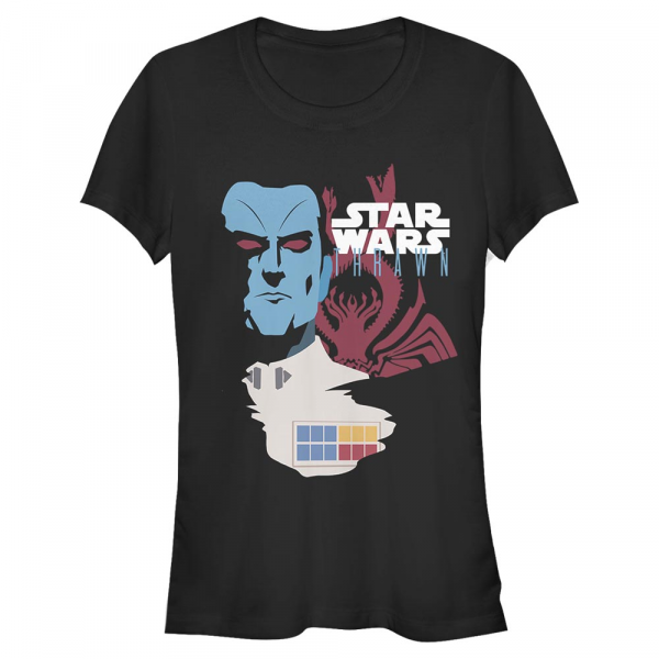 Star Wars - Thrawn General - Femme T-shirt - Noir - Devant