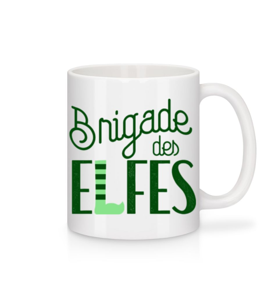 Brigade Des Elfes - Mug en céramique blanc - Blanc - Devant