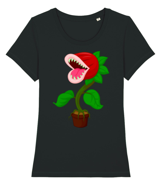 Monster Plant - T-shirt bio Femme Stanley Stella - Noir - Devant
