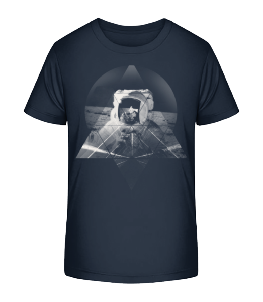 Astronaute - T-shirt bio Enfant Stanley Stella - Bleu marine - Devant
