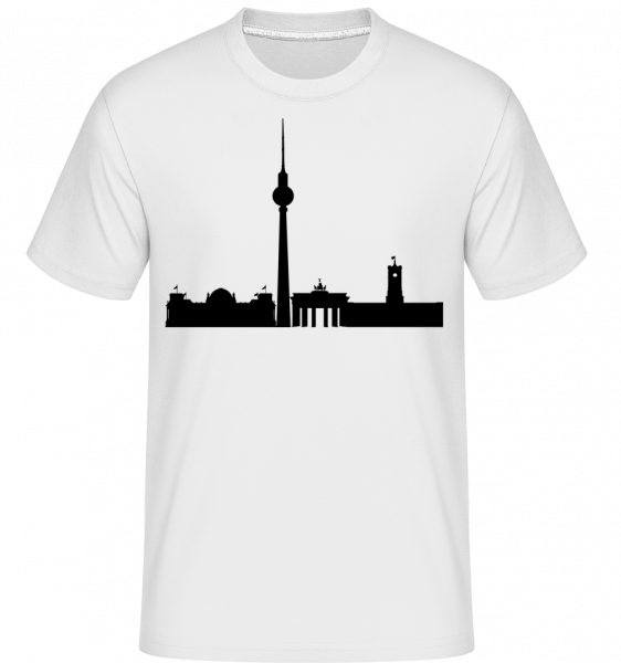 Berlin Germany -  T-Shirt Shirtinator homme - Blanc - Vorn