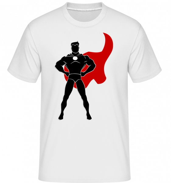Superhero Standing -  T-Shirt Shirtinator homme - Blanc - Vorn