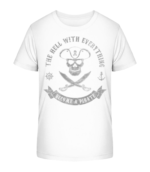 Become A Pirate - T-shirt bio Enfant Stanley Stella - Blanc - Devant
