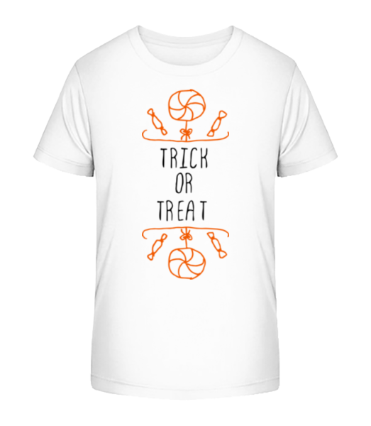 Trick Or Treat Candies - T-shirt bio Enfant Stanley Stella - Blanc - Devant