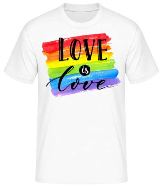 Love Is Love - T-shirt standard Homme - Blanc - Devant