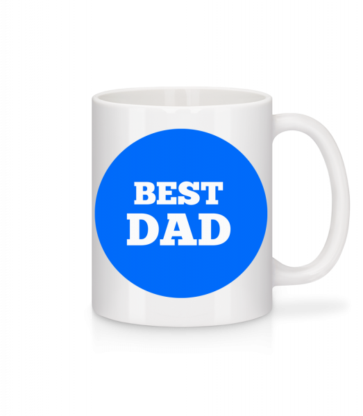 Best Dad - Mug en céramique blanc - Blanc - Vorn