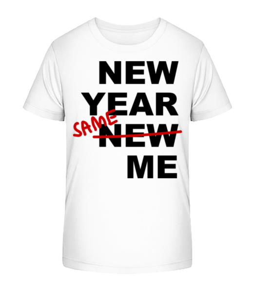 New Year Same Me - T-shirt bio Enfant Stanley Stella - Blanc - Devant
