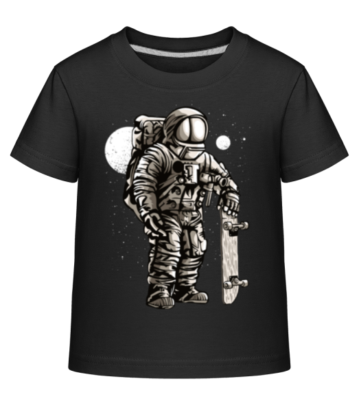 Astronaut Skater - T-shirt shirtinator Enfant - Noir - Devant