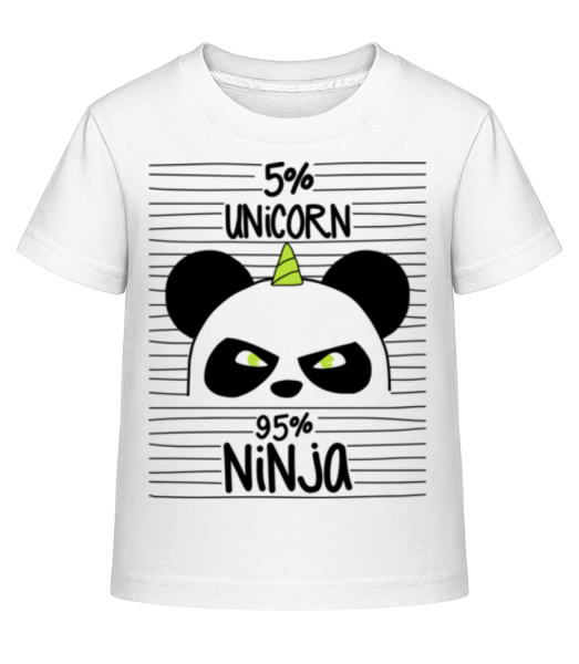 Unicorn Ninja - T-shirt shirtinator Enfant - Blanc - Devant