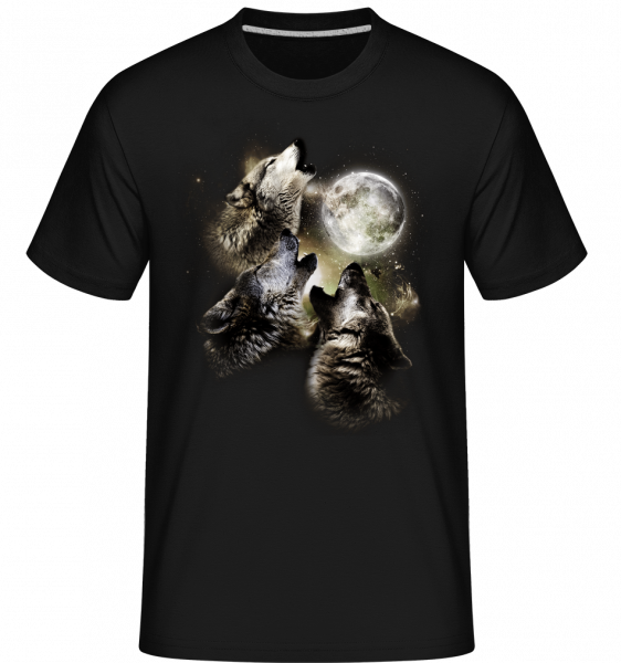 Lune Loups -  T-Shirt Shirtinator homme - Noir - Vorn