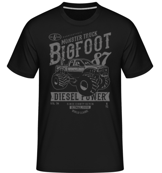 Big Foot -  T-Shirt Shirtinator homme - Noir - Devant