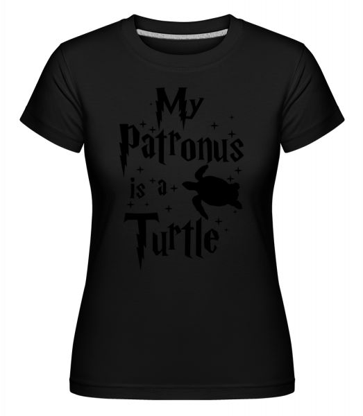 My Patronus Is A Turtle -  T-shirt Shirtinator femme - Noir - Vorn