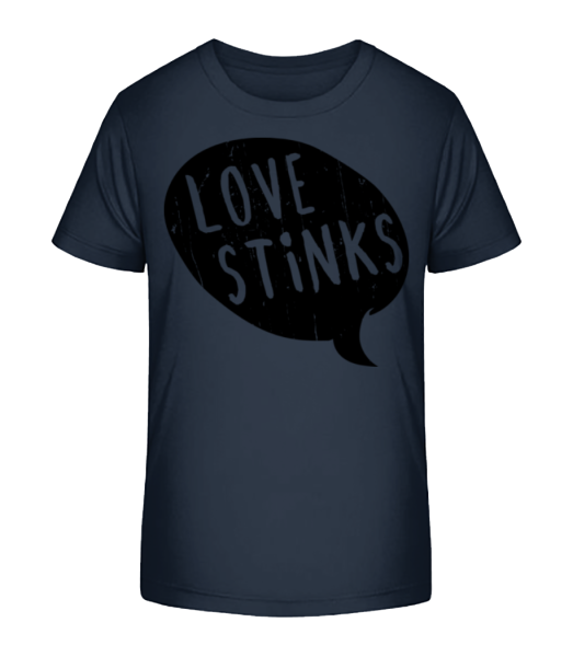 Love Stinks Bubble - T-shirt bio Enfant Stanley Stella - Bleu marine - Devant