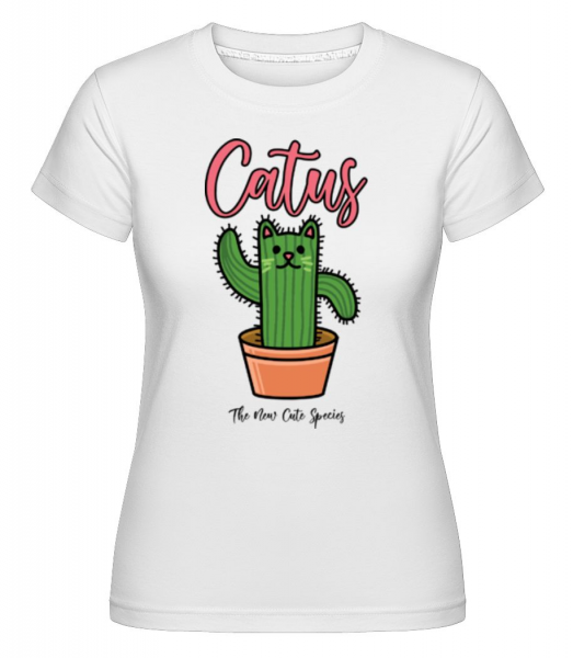 Catus 2 -  T-shirt Shirtinator femme - Blanc - Devant