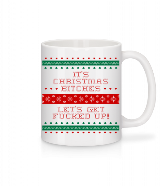 It´s Christmas Bitches - Mug en céramique blanc - Blanc - Vorn