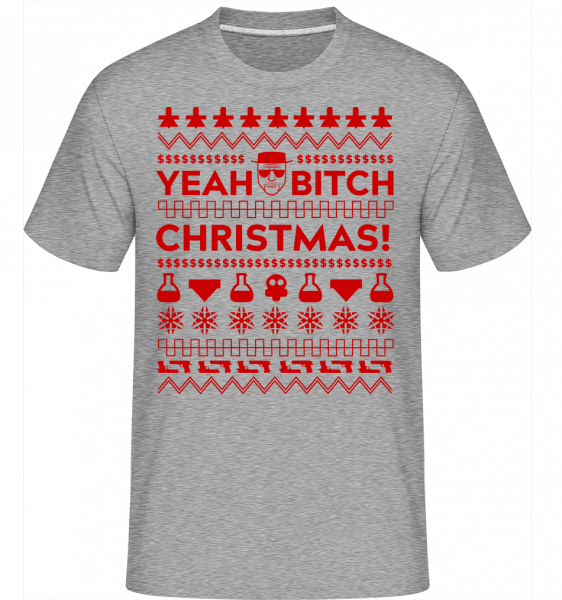 Yeah Bitch Christmas -  T-Shirt Shirtinator homme -  - Vorn