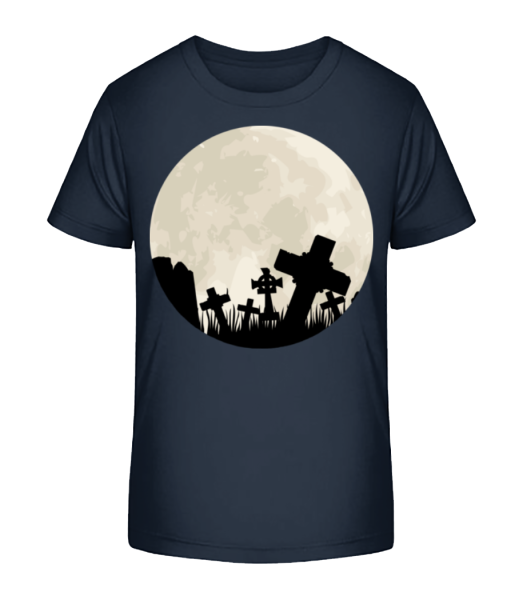 Gothic Scenery Circle - T-shirt bio Enfant Stanley Stella - Bleu marine - Devant