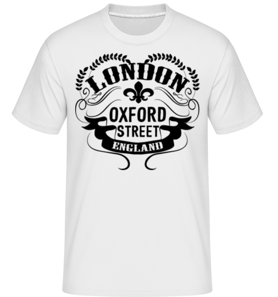 London England Icon -  T-Shirt Shirtinator homme - Blanc - Devant