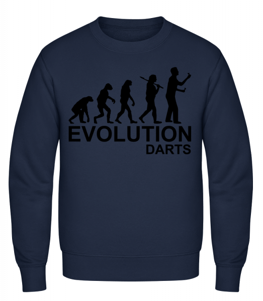 Darts Of Evolution - Sweat-shirt classique avec manches set-in - Marine - Vorn