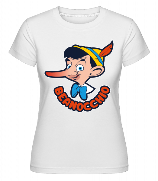 Beanocchio -  T-shirt Shirtinator femme - Blanc - Vorn