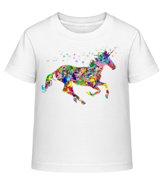 Géométrie Licorne - T-shirt shirtinator Enfant - Blanc - Devant