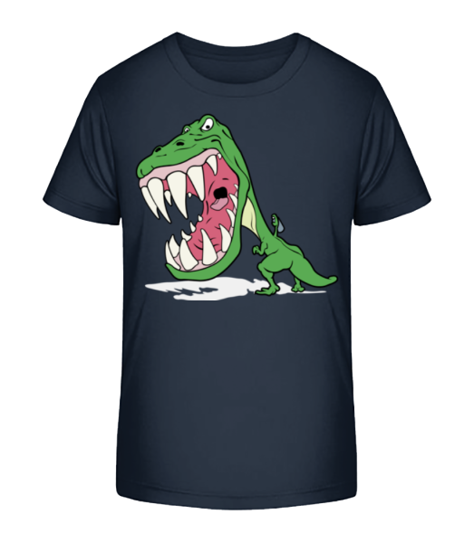 Dinosaur Kids Green - T-shirt bio Enfant Stanley Stella - Bleu marine - Devant