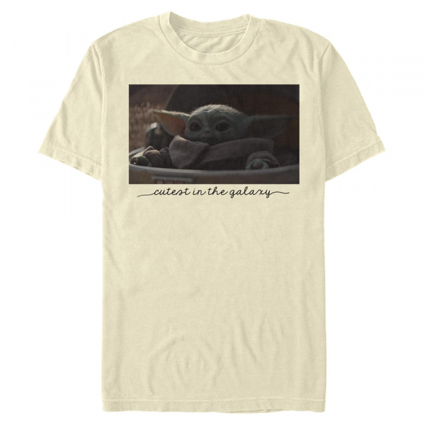 Star Wars - The Mandalorian - The Child Cutest Photo - Homme T-shirt - Crème - Devant
