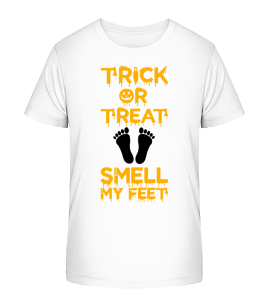 Trick Or Treat, Smell My Feet - T-shirt bio Enfant Stanley Stella - Blanc - Devant