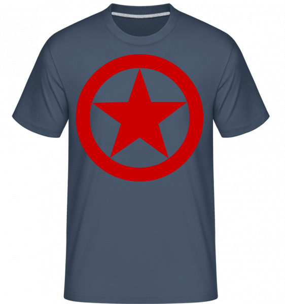 Étoile Dans Cercle Logo -  T-Shirt Shirtinator homme -  - Vorn