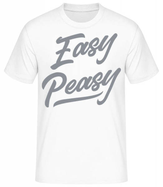 Easy Peasy - T-shirt standard Homme - Blanc - Devant