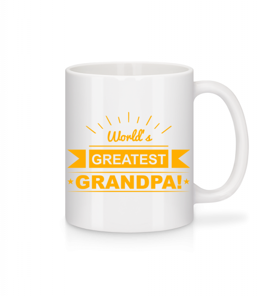 World's Greatest Grandpa - Mug en céramique blanc - Blanc - Vorn