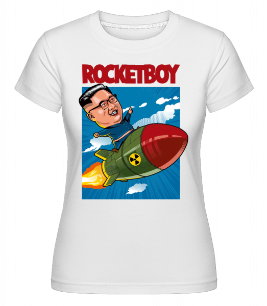 Rocketboy -  T-shirt Shirtinator femme - Blanc - Vorn