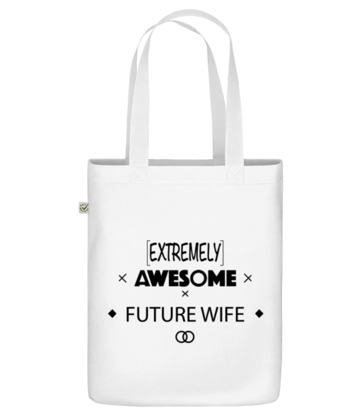 Awesome Future Wife - Sac en toile bio - Blanc - Devant