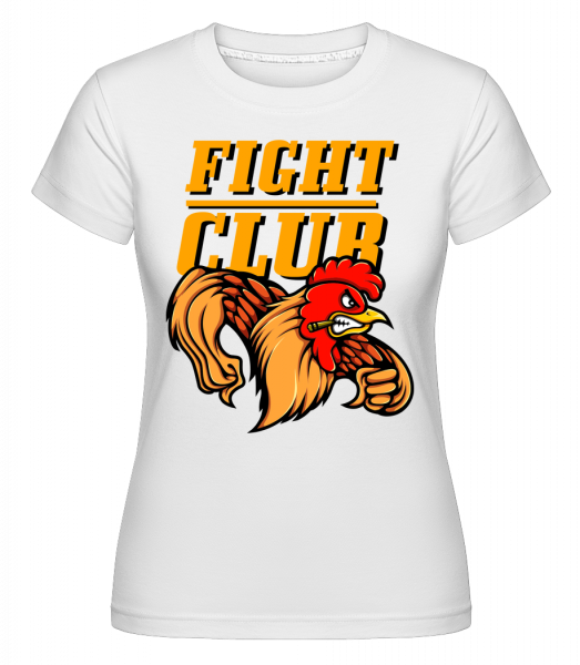 Fight Club Rooster -  T-shirt Shirtinator femme - Blanc - Vorn
