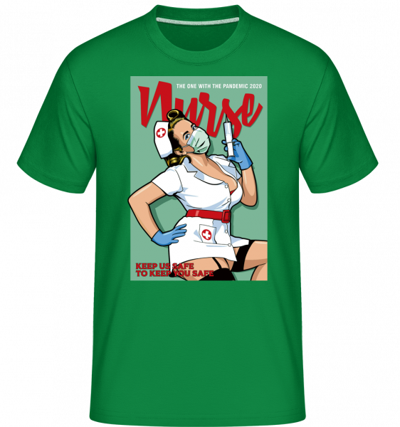Nurse -  T-Shirt Shirtinator homme - Vert irlandais - Vorn