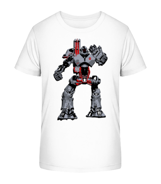 Robots De Combat - T-shirt bio Enfant Stanley Stella - Blanc - Devant