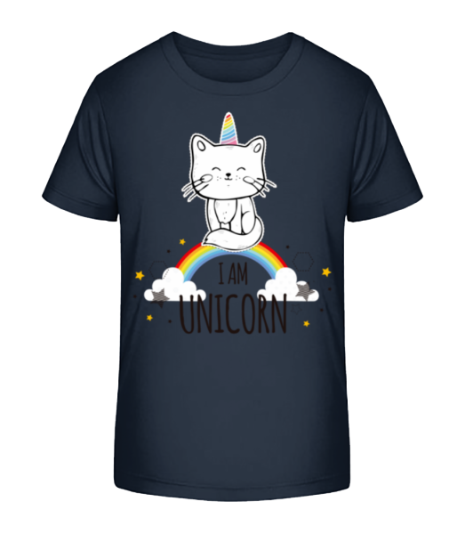 I Am Unicorn - T-shirt bio Enfant Stanley Stella - Bleu marine - Devant